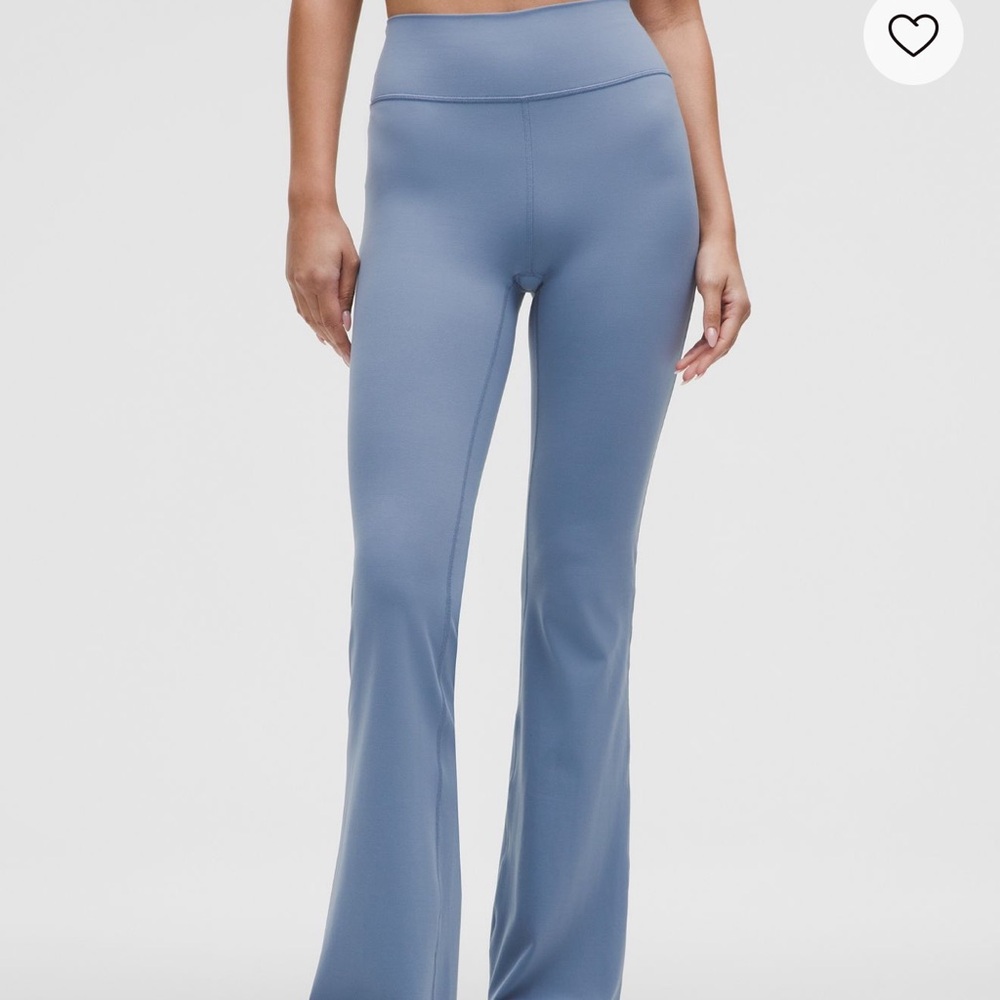 Lululemon Groove Nulu High-Rise Flared Pant Washed Denim